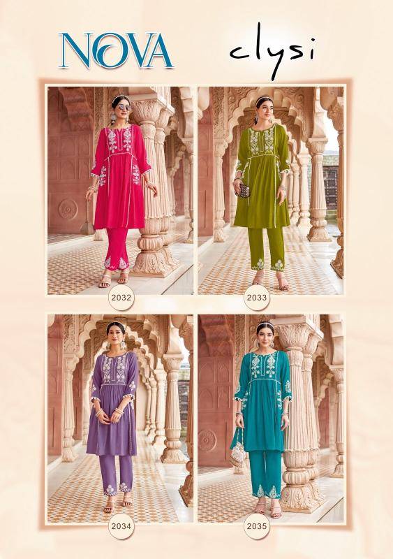Clysi nova coord set Kurti exporters in bangalore